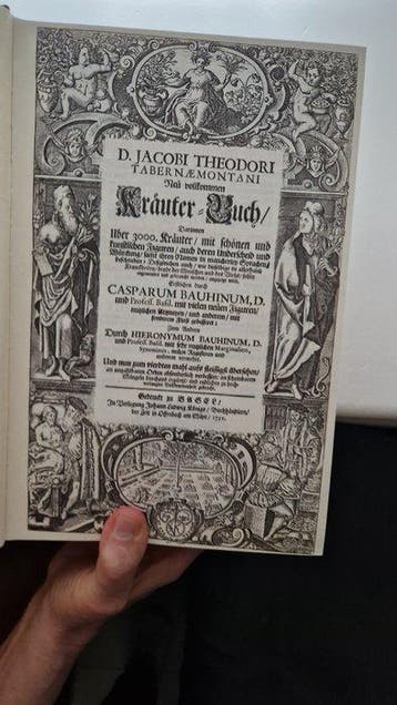 Jacobus Theodorus Tabernaemontanus - Kräuter-Buch - 1975