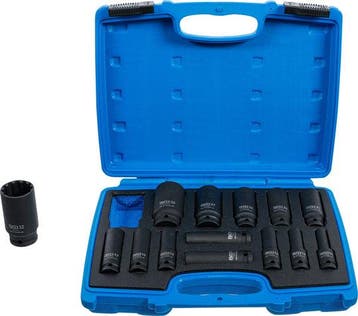 Bgs Technic Krachtdop Set Tandwielslot 12,5 mm (1/2) aandrij, Verzenden