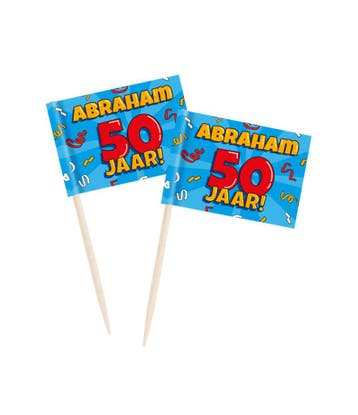 Abraham Cocktailprikkers 50st, Verzenden, Nieuw