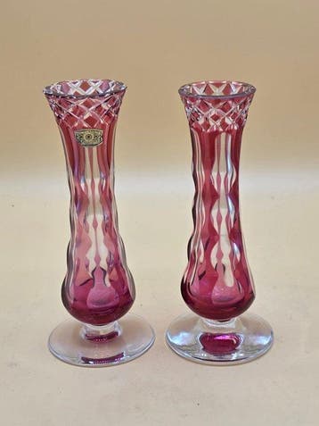 Val Saint Lambert - Vase (2) - Cristal
