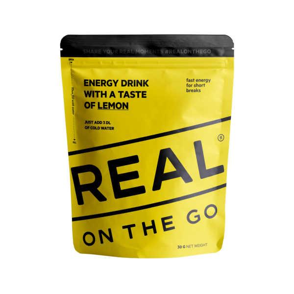 Energy Drink Taste of Lemon - Real on the Go, Diversen, Levensmiddelen, Verzenden