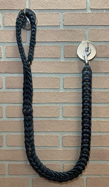 Lederen honden riem Black, Ophalen of Verzenden, Nieuw