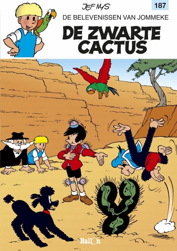 De zwarte cactus / De belevenissen van Jommeke / 187 Jef Nys, Boeken, Stripverhalen, Gelezen, Verzenden