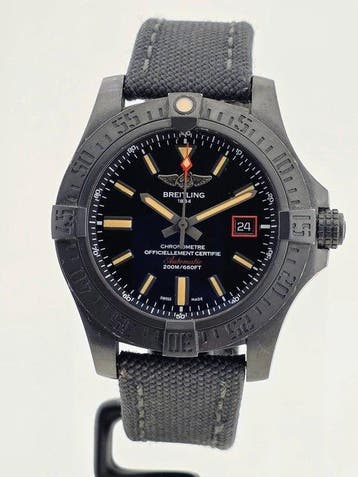 Breitling - Avenger Blackbird 44 - Zonder minimumprijs -, Handtassen en Accessoires, Nieuw