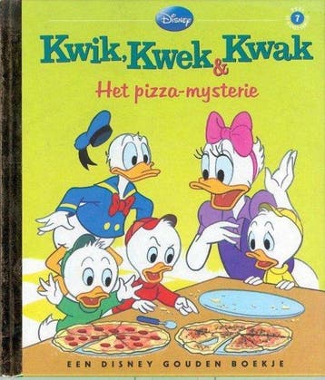 Kwik,Kwak en Kwek. het pizza mysterie. gouden boekje deel 7, Verzenden, Nieuw