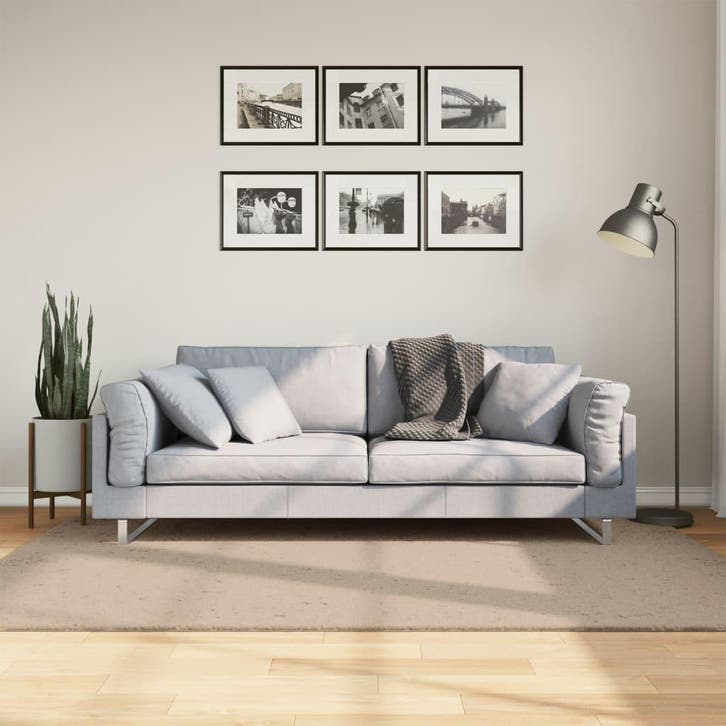 vidaXL Vloerkleed HUARTE laagpolig zacht wasbaar 140x200cm, Maison & Meubles, Ameublement | Tapis & Moquettes, Envoi