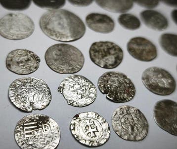 Europa. Collection of 35 European Silver Coins. (14th–18th