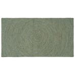 vidaXL Vloerkleden Olijfgroen 100 x 200 cm Jute, Verzenden, Nieuw