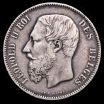 België. Leopold II. 5 Francs 1873 (Zonder minimumprijs)