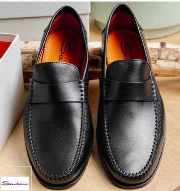 Santoni - Loafers - Maat: EU 42.5 - Nieuw in doos, Nieuw