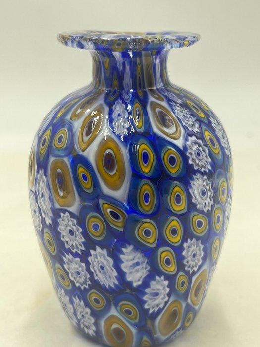 Livio Campanella - Vaas - Muranoglas - Vaas met gekleurde, Antiek en Kunst, Antiek | Glaswerk en Kristal