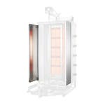 Zijscherm (Links) | Potis Dönergrills (E4) | RVS Potis, Verzenden, Nieuw in verpakking