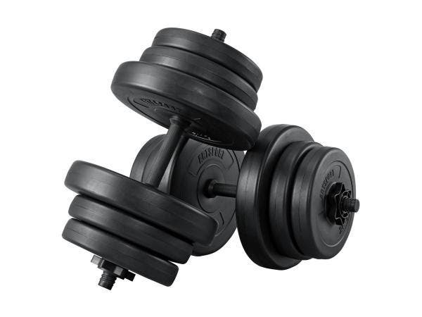 Veiling - Halterset / Dumbells 40 kg - 2-delig - Zandgevuld, Sports & Fitness, Équipement de fitness