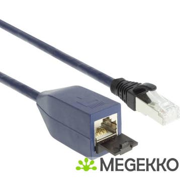 ACT Blauw 1 meter LSZH SFTP CAT6A MPTL verlengkabel snagless, Computers en Software, Pc- en Netwerkkabels, Verzenden, Nieuw