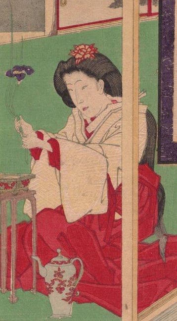 Kiritsubo (eighth table) - Series: Genji gojûyo jô (The
