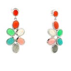 Zonder minimumprijs - Oorbellen Zilver - 13.00ct. tw.