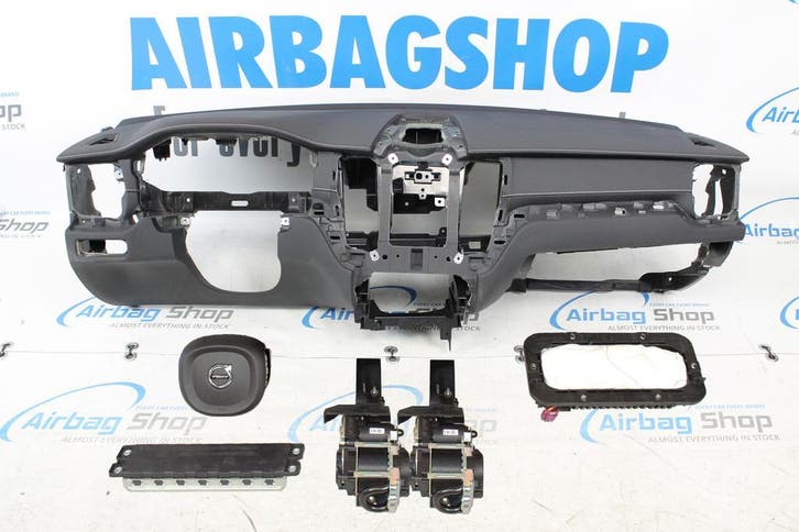 AIRBAG KIT – TABLEAU DE BORD NOIR AVEC COUTURE VOLVO XC60 (2, Auto-onderdelen, Dashboard en Schakelaars