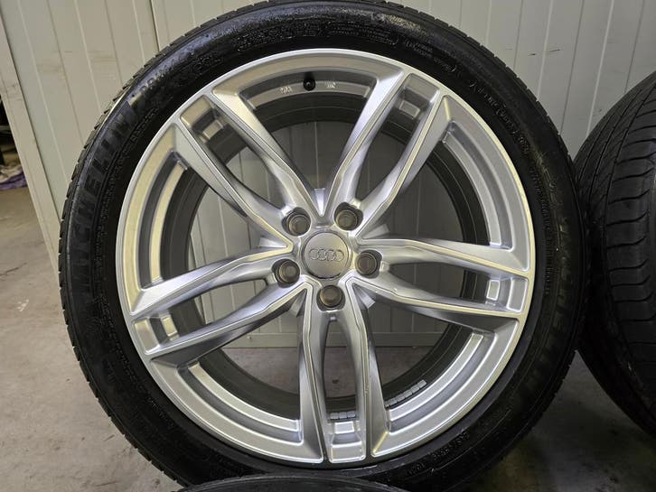 Audi A6 A7 Q3 Q5 19 inch velgen zomerbanden uniek! 5x112, Auto-onderdelen, Banden en Velgen, 19 inch, Zomerbanden, 245 mm, Personenwagen