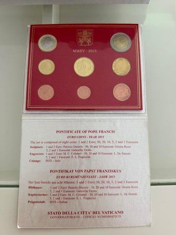 Vaticaan. Year Set (BU) 2015 (Zonder minimumprijs)
