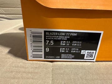 Nike - Blazer Low 77 PRM - Sneakers - Maat: EU 40.5 - Nieuw