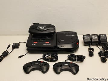 Sega MegaDrive + Mega Cd II + Sega 32X + 2 Controllers, Consoles de jeu & Jeux vidéo, Verzenden