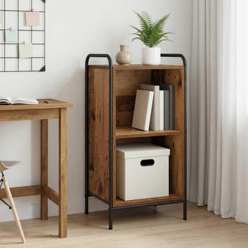 vidaXL Boekenkast 55,5 x 33 x 174 cm Bewerkt hout Oud hout, Verzenden