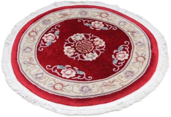 China - Vloerkleed - 100 cm - 100 cm, Maison & Meubles, Ameublement | Tapis & Moquettes