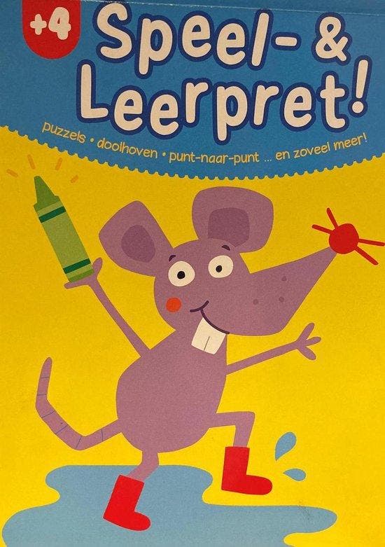 Speel-leer-tijd ! 4+ 9789463041645, Boeken, Kinderboeken | Baby's en Peuters, Zo goed als nieuw, Verzenden