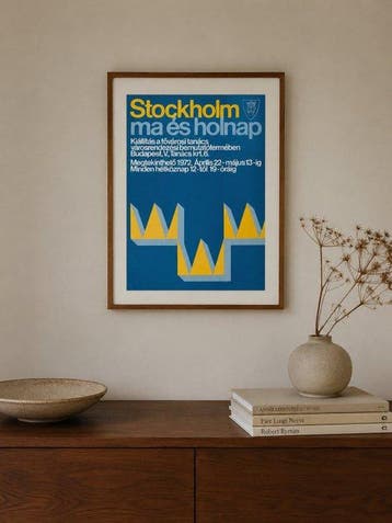 Bottlik - “Stockholm Today and Tomorrow“ Swedish poster