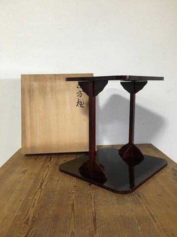 Japanese Lacquerware Tea Ceremony Display Stand (Tana) by