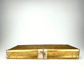 Livre bouddhiste birman sur feuilles de palmier, Pe Sar -