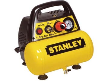 STANLEY DN200/8/6 - Luchtcompressor - 8 bar - Olievrij, Verzenden, Nieuw