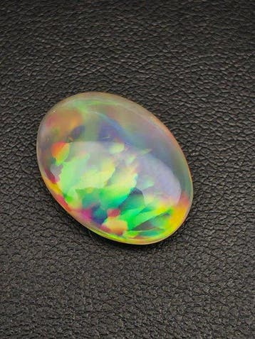 Bruin, Meerkleurig Opaal - 6.21 ct - Antwerp Laboratory for, Nieuw