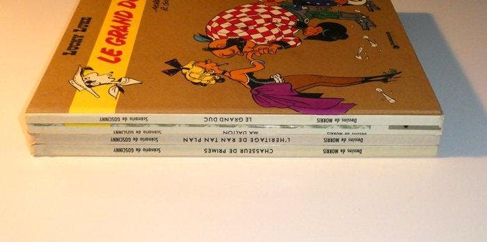Lucky Luke - 4x C - 4 Album - EO - 1971/1973, Boeken, Stripverhalen