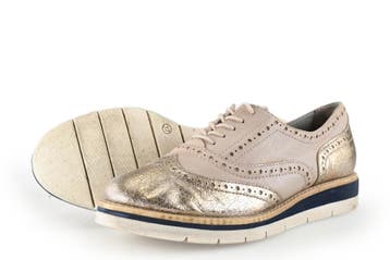 Tamaris Veterschoenen in maat 37 Beige, Kleding | Dames, Schoenen, Tamaris, Verzenden, Beige, Overige typen