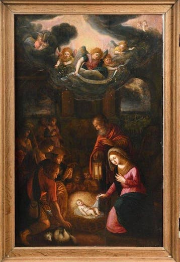 Spaanse school (XVII) - Trittico dellAdorazione