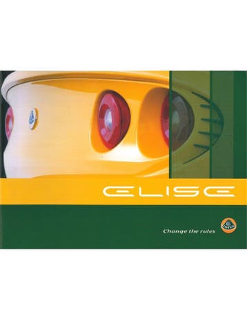 2004 LOTUS ELISE BROCHURE, Nieuw