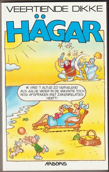 Veertiende dikke Hägar / Dikke Hägars / 14 9789034325150, Boeken, Verzenden, Gelezen, Browne