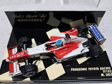 Minichamps 1:43 - Model raceauto - PANASONIC TOYOTA RACING, Nieuw