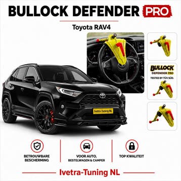 Stuurslot Toyota Rav4 | Beveiliging Toyota Rav4 | Bullock, Auto diversen, Anti-diefstal, Verzenden, Nieuw