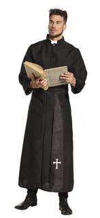 Priester Kostuum Deluxe, Kleding | Heren, Carnavalskleding en Feestkleding, Verzenden, Nieuw