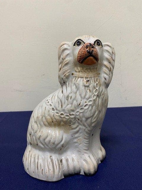 Figuur - Cani Staffordshire (2) - Keramiek, Antiquités & Art, Antiquités | Verre & Cristal