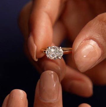 Bague de fiançailles - 14 carats Or jaune - 2.01ct. tw.