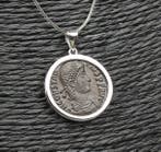Moderne Zilver Hanger met Constantius II follis (Zonder