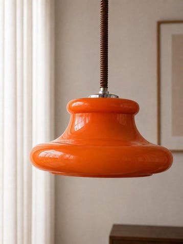 meblo - Plafondlamp - Grote lamp uit de Space Age, midden