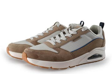 Skechers Sneakers in maat 44 Beige, Kleding | Heren, Schoenen, Overige kleuren, Verzenden, Zo goed als nieuw, Skechers