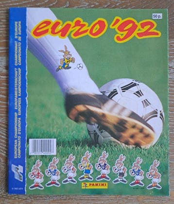 Panini European Championship Sweden 92 - Rare British Match, Nieuw
