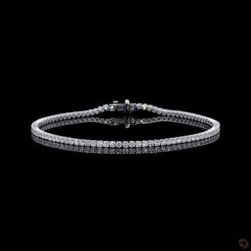 Armband - 14 karaat Witgoud - 2.42ct. tw. Diamant
