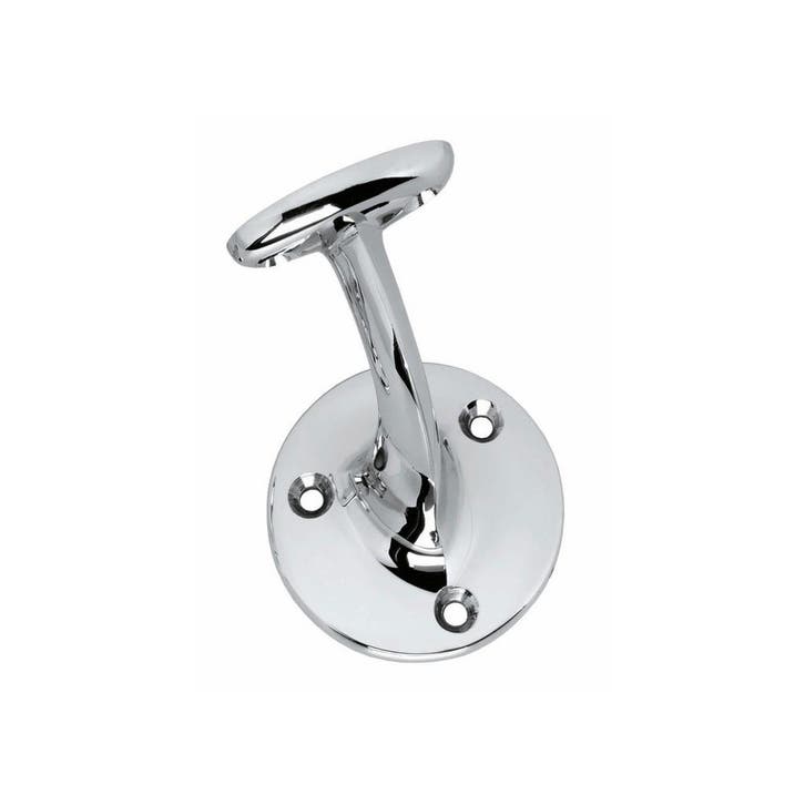 Trapleuning houder opschroevend hol chroom - Intersteel, Doe-het-zelf en Bouw, Hang- en Sluitwerk, Overige typen, Nieuw, Chroom