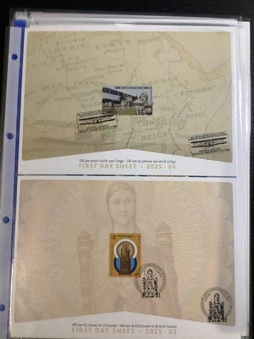 Belgique 2025 - FDS 2025 complète (BL Buzin -1x numéroté, Postzegels en Munten, Postzegels | Europa | België, Gestempeld